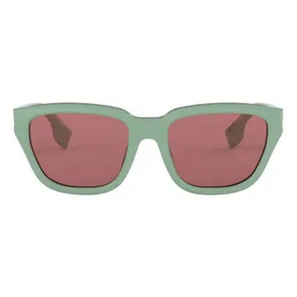 Burberry 54mm Square Sunglasses Frame Green Lens Violet